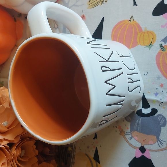 Pumpkin Spice Love Double Sided Rae Dunn Ceramic Coffee Mug by Magenta - Picture 2 of 5